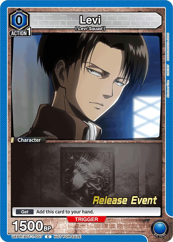 Image for Levi (007) (UE10BT_RE) (UEPR/AOT-1-007) - Union Arena