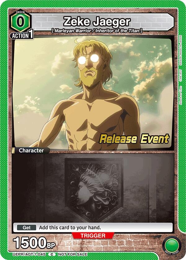 Image for Zeke Jaeger (045) (UE10BT_RE) (UEPR/AOT-1-045) - Union Arena