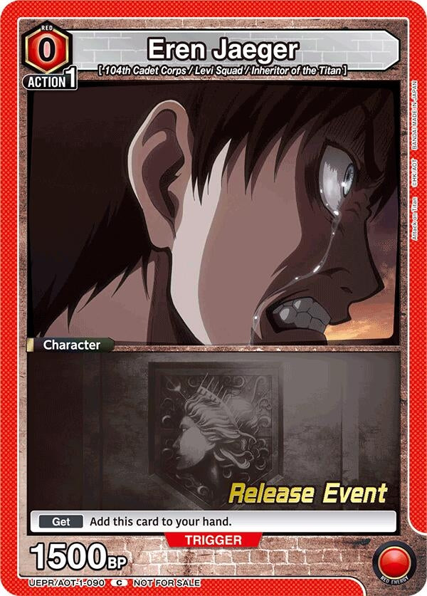 Image for Eren Jaeger (090) (UE10BT_RE) (UEPR/AOT-1-090) - Union Arena