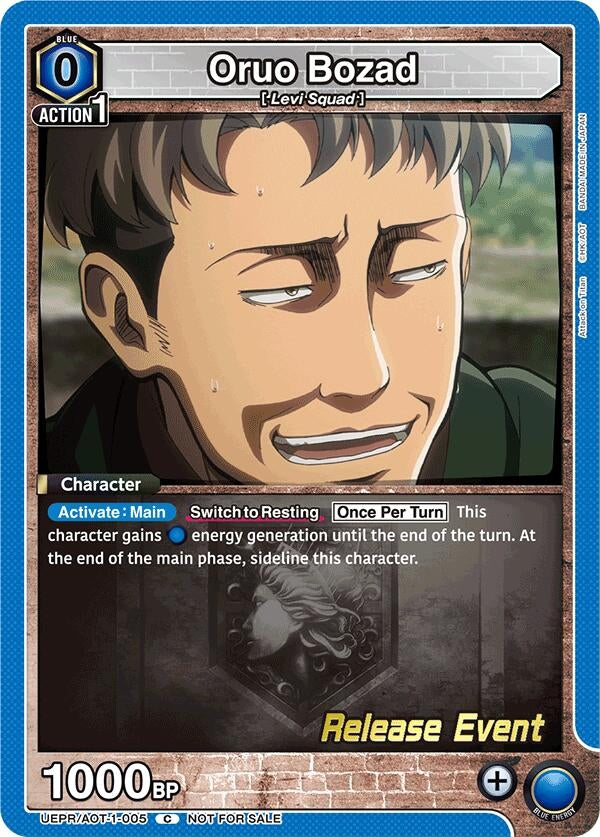Image for Oruo Bozad (UE10BT_RE) (UEPR/AOT-1-005) - Union Arena