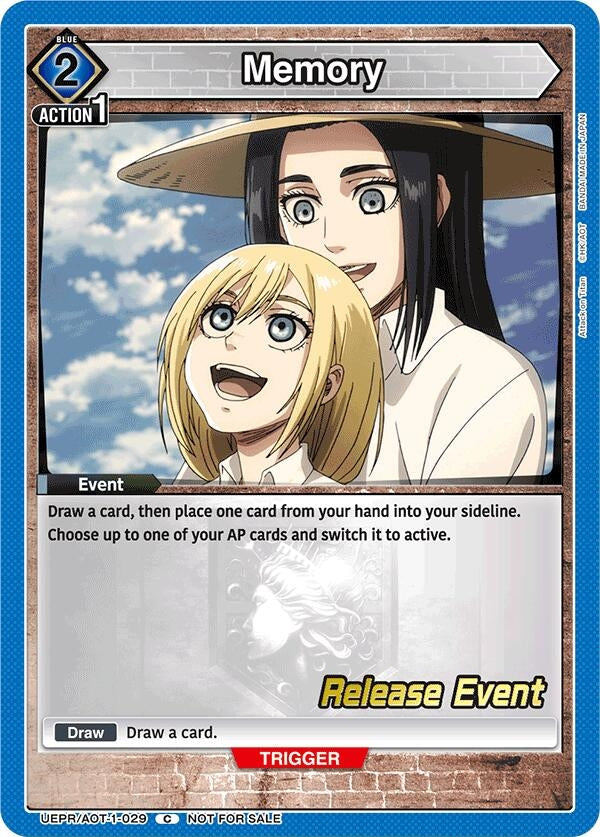 Image for Memory (UE10BT_RE) (UEPR/AOT-1-029) - Union Arena