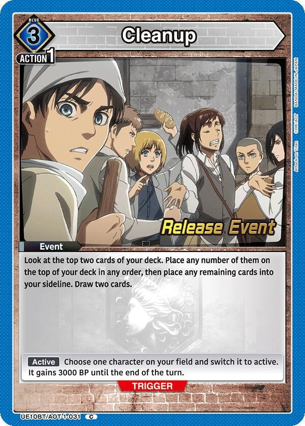 Image for Cleanup (UE10BT_RE) (UEPR/AOT-1-031) - Union Arena
