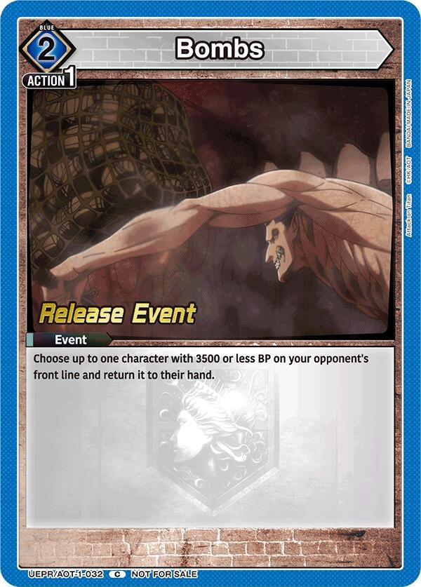 Image for Bombs (UE10BT_RE) (UEPR/AOT-1-032) - Union Arena