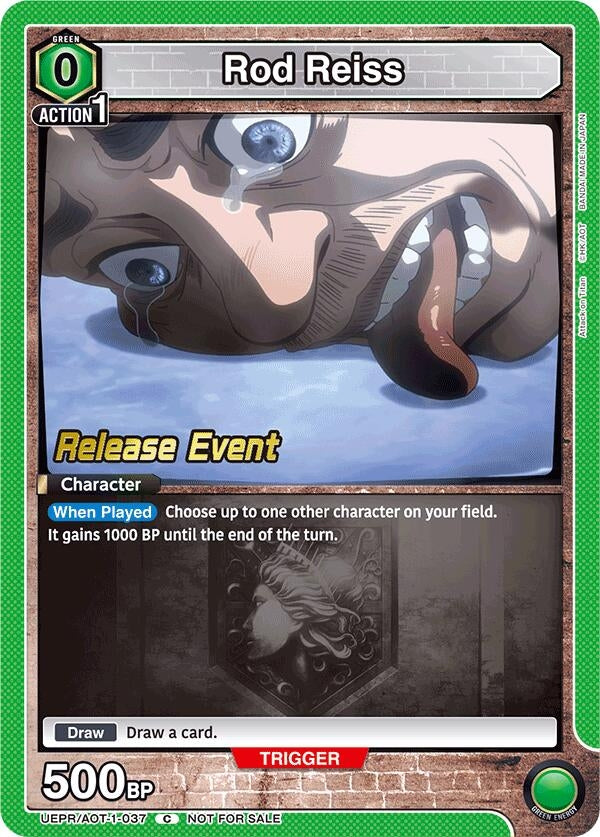 Image for Rod Reiss (UE10BT_RE) (UEPR/AOT-1-037) - Union Arena