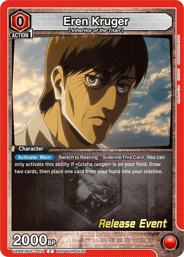 Image for Eren Kruger (UE10BT_RE) (UEPR/AOT-1-071) - Union Arena