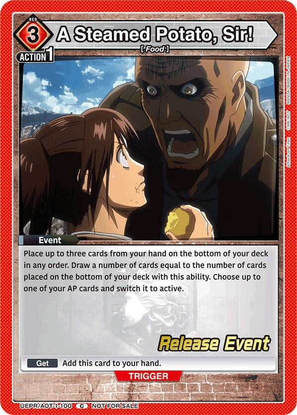 Image for A Steamed Potato, Sir! (UE10BT_RE) (UEPR/AOT-1-100) - Union Arena