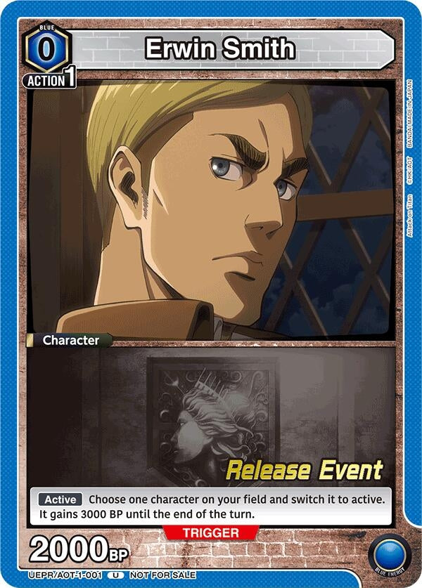 Image for Erwin Smith (001) (UE10BT_RE) (UEPR/AOT-1-001) - Union Arena