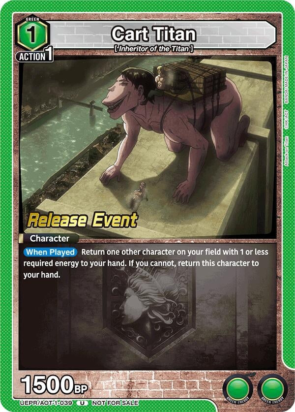 Image for Cart Titan (UE10BT_RE) (UEPR/AOT-1-039) - Union Arena