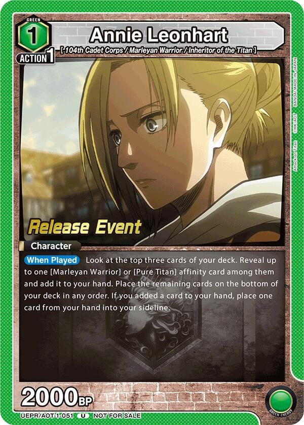 Image for Annie Leonhart (051) (UE10BT_RE) (UEPR/AOT-1-051) - Union Arena