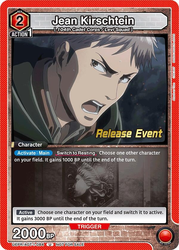 Image for Jean Kirschtein (084) (UE10BT_RE) (UEPR/AOT-1-084) - Union Arena