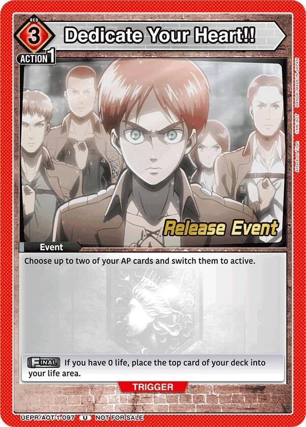Image for Dedicate Your Heart!! (UE10BT_RE) (UEPR/AOT-1-097) - Union Arena