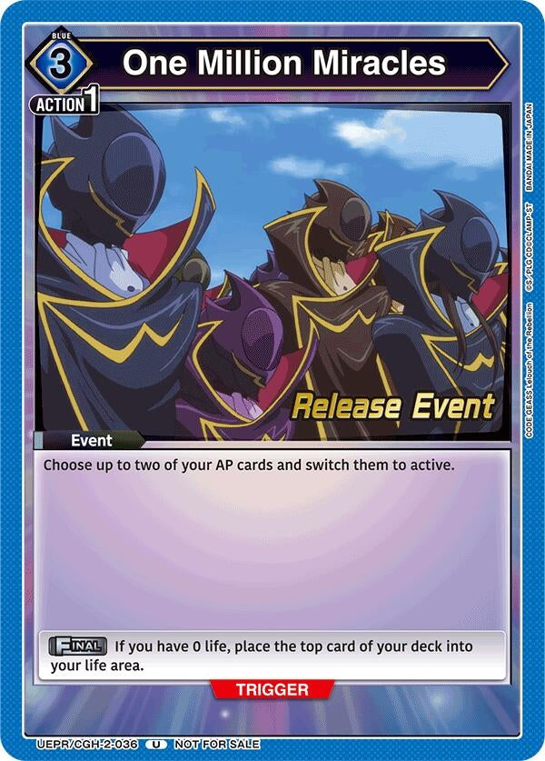 Image for One Million Miracles (UEPR/CGH-2-036) - Union Arena