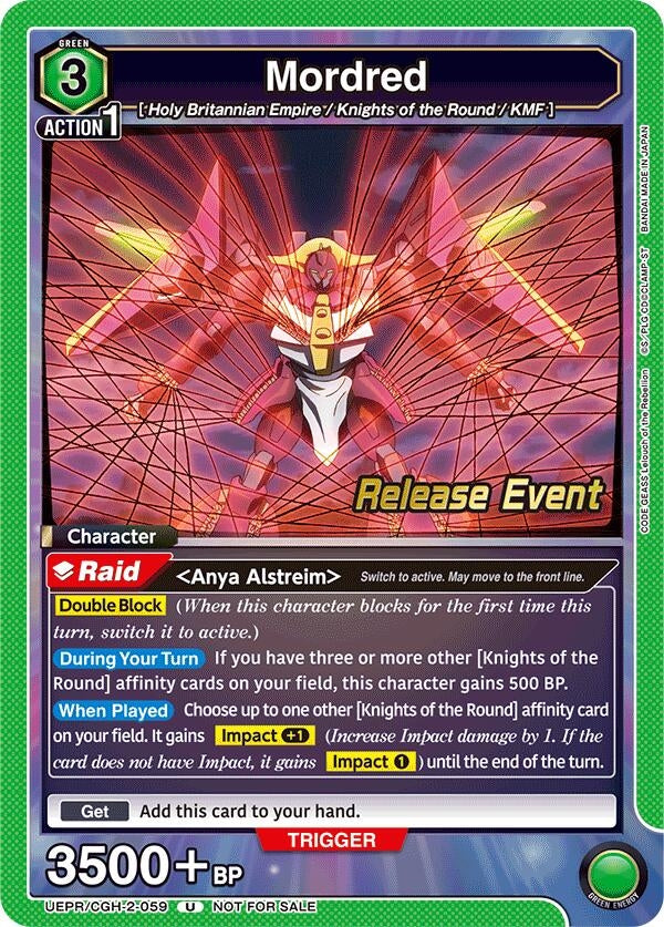 Image for Mordred (UEX03BT_RE) (UEPR/CGH-2-059) - Union Arena