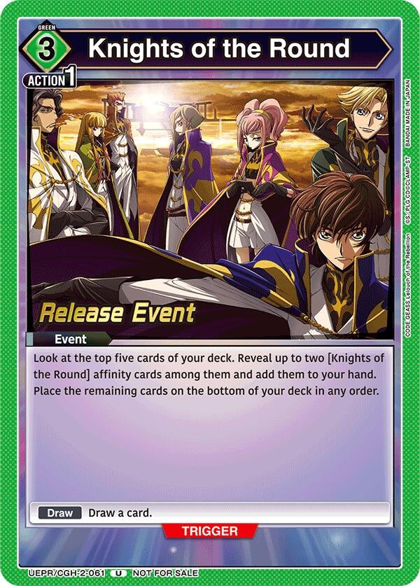 Image for Knights of the Round (UEPR/CGH-2-061) - Union Arena