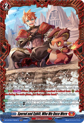 Sperod and Sybilt, Who We Once Were (DZ-BT09/FR09EN) [Super Brave Detonation]