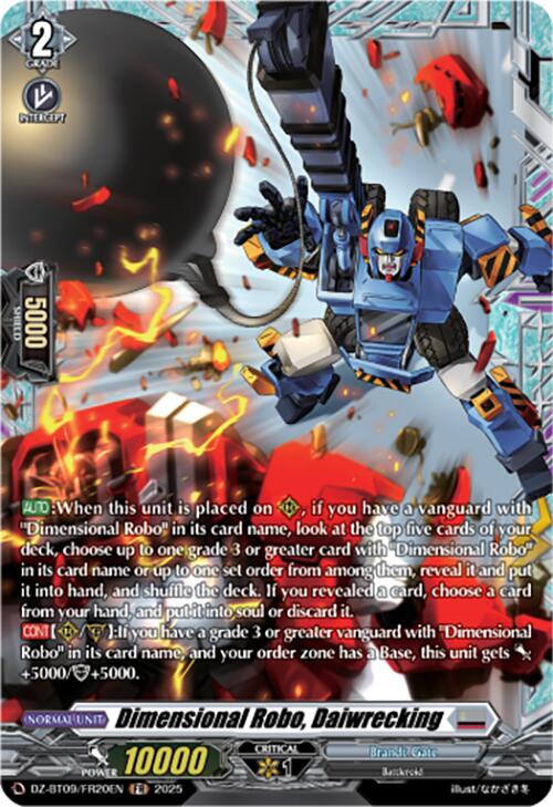 Dimensional Robo, Daiwrecking (DZ-BT09/FR20EN) [Super Brave Detonation]
