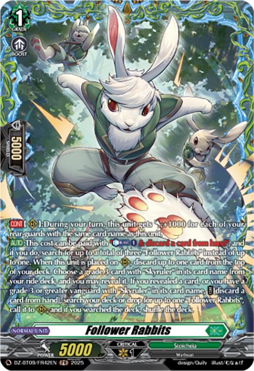 Follower Rabbits (DZ-BT09/FR42EN) [Super Brave Detonation]