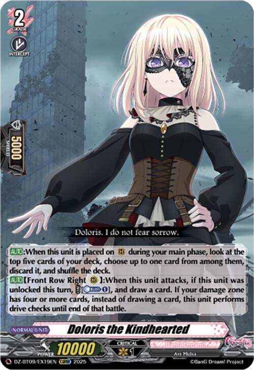 Doloris the Kindhearted (EXC) (DZ-BT09/EX19EN) [Super Brave Detonation]