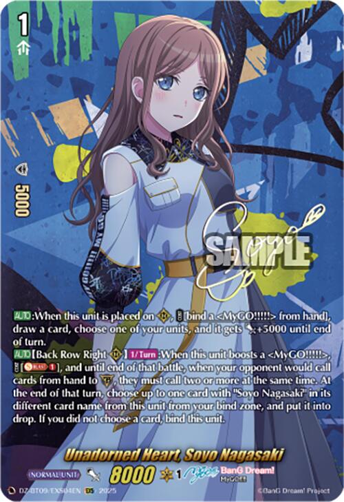 Unadorned Heart, Soyo Nagasaki (DZ-BT09/EXS04EN) [Super Brave Detonation]