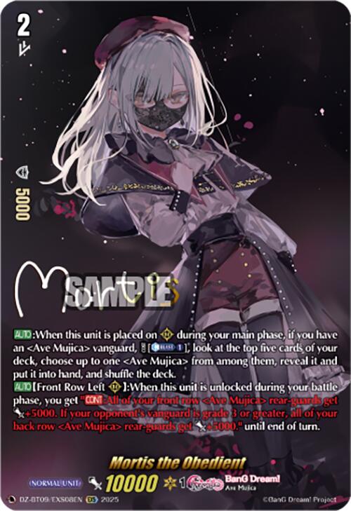 Mortis the Obedient (DZ-BT09/EXS08EN) [Super Brave Detonation]