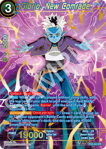 Glorio, New Comrade (SPR) (BT28-040) [Prismatic Clash]