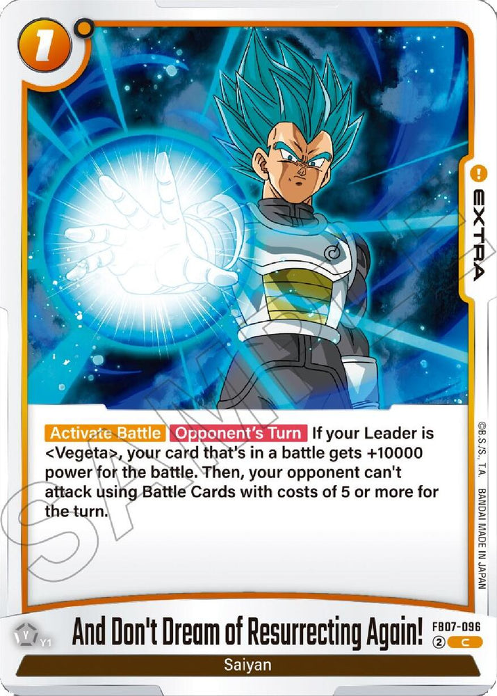 And Don't Dream of Resurrecting Again! [Wish For Shenron]