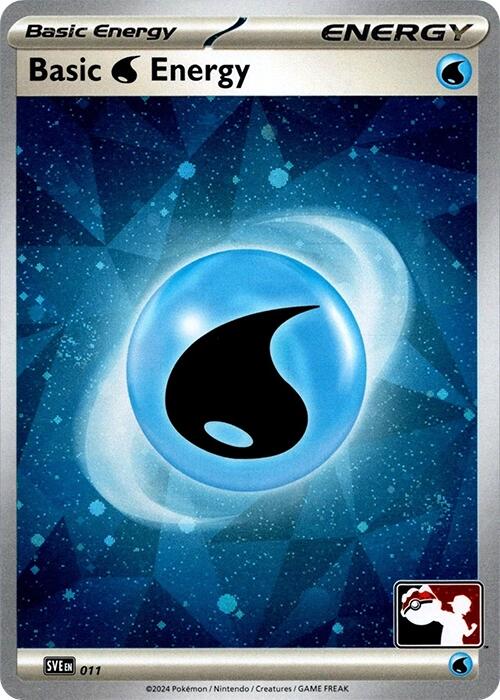 Basic Water Energy (011) (Cosmos Holo) [Prize Pack Series Seven]