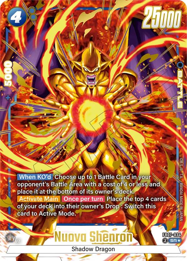 dragon ball super card game shenron Nuova Shenron (FB07-034) (Alternate Art) [Wish For Shenron]