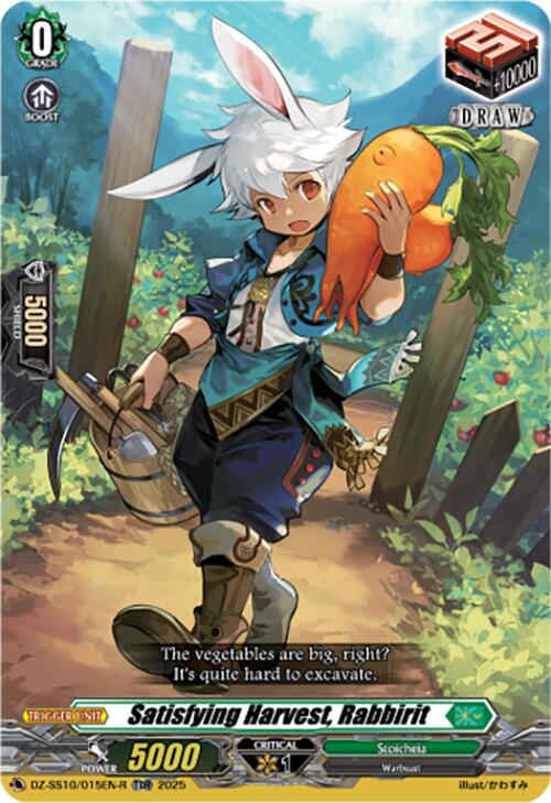 Satisfying Harvest, Rabbirit (TDR) (DZ-SS10/015EN-R) [Shiki Otei Start Deck]