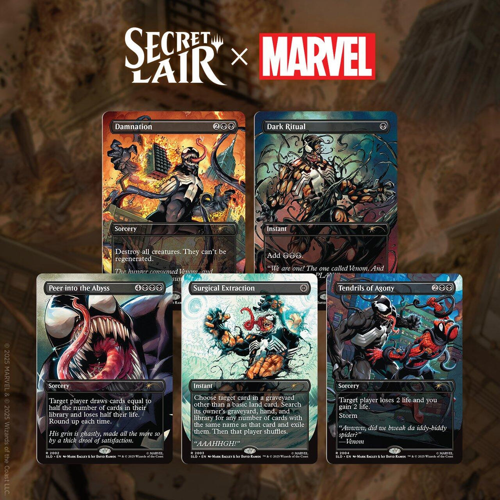 Secret Lair Drop: Secret Lair x Marvel's Spider-Man: Venom Unleashed (Colors)