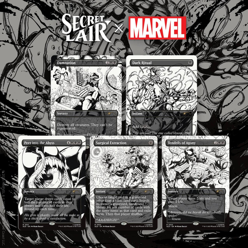 Secret Lair Drop: Secret Lair x Marvel's Spider-Man: Venom Unleashed (Inks)