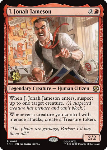 J. Jonah Jameson [Marvel's Spider-Man Prerelease Promos]