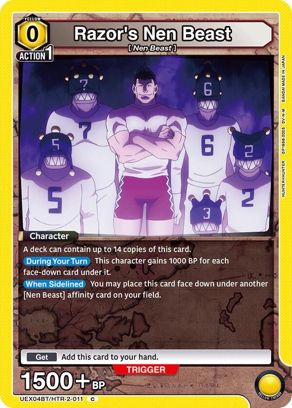 Image for Razor's Nen Beast (UEX04BT) (UEX04BT/HTR-2-011) - Union Arena