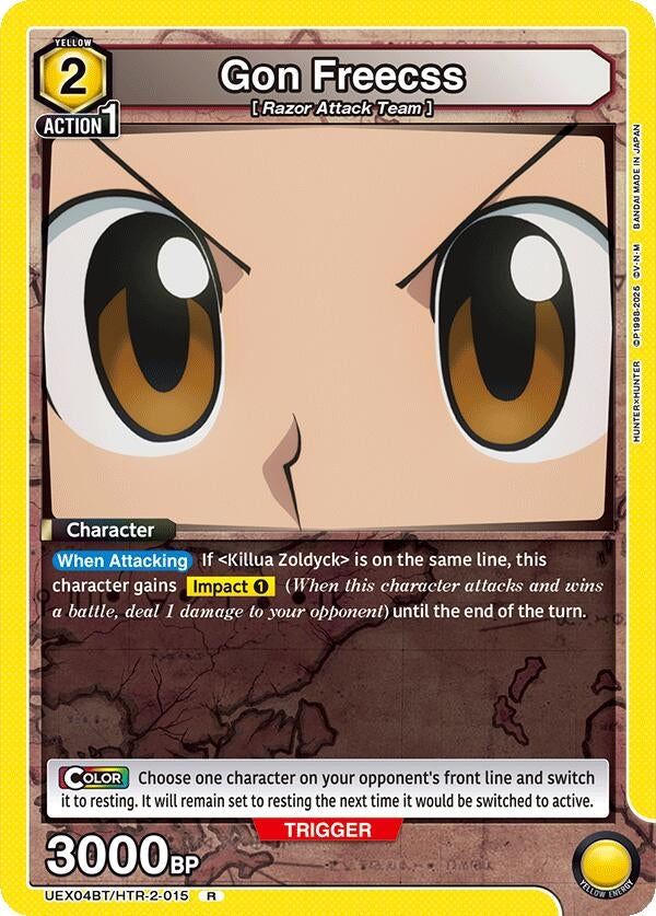 Image for Gon Freecss (015) (UEX04BT) (UEX04BT/HTR-2-015) - Union Arena