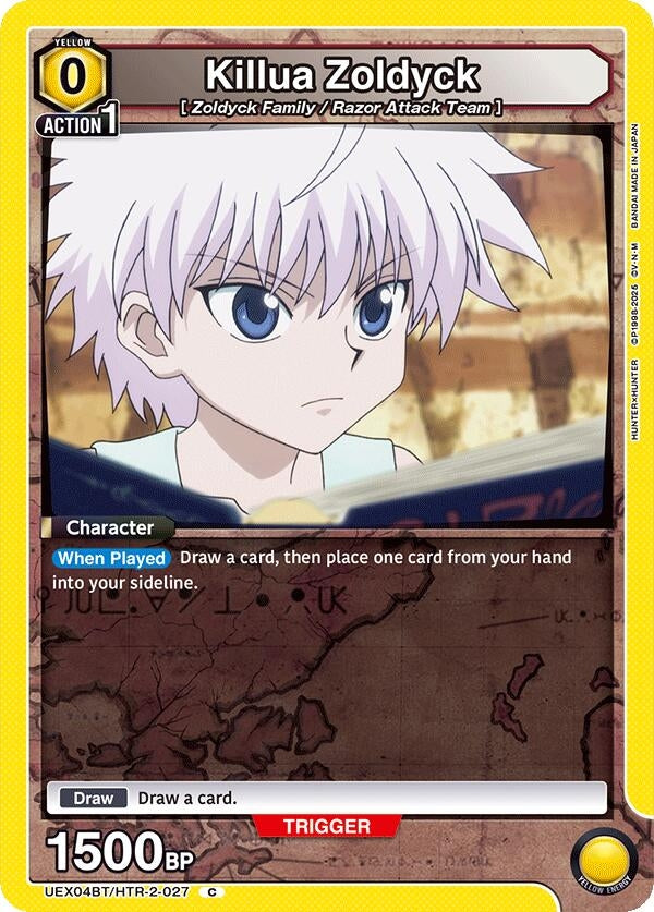 Image for Killua Zoldyck (027) (UEX04BT) (UEX04BT/HTR-2-027) - Union Arena