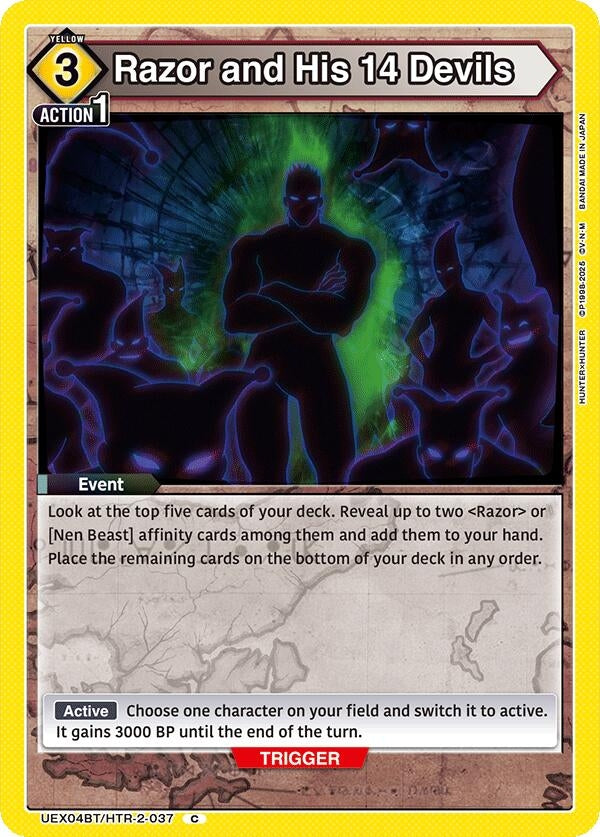 Image for Razor and His 14 Devils (UEX04BT) (UEX04BT/HTR-2-037) - Union Arena