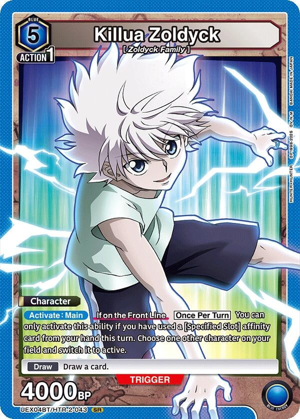 Image for Killua Zoldyck (043) (UEX04BT) (UEX04BT/HTR-2-043) - Union Arena