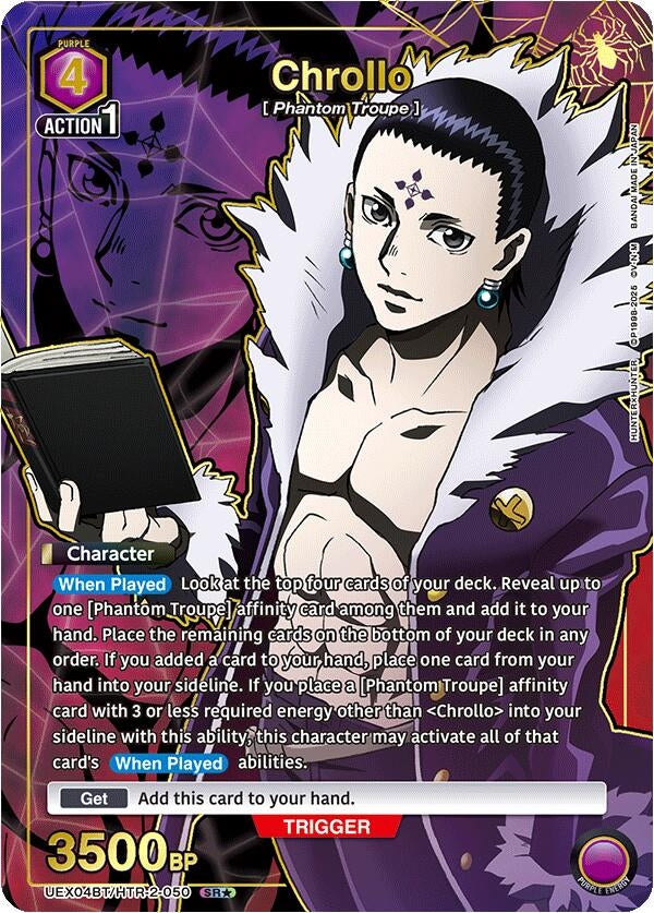 Image for Chrollo (SR*) (UEX04BT) (UEX04BT/HTR-2-050) - Union Arena