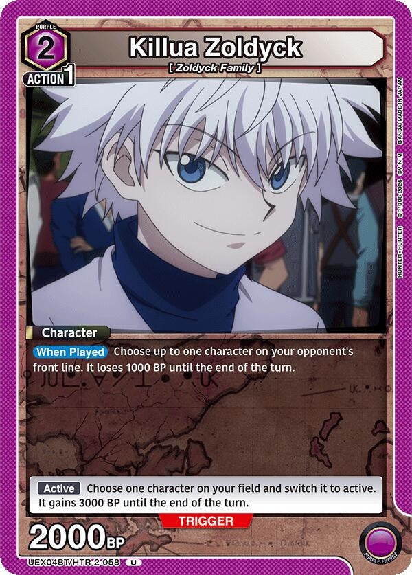 Image for Killua Zoldyck (058) (UEX04BT) (UEX04BT/HTR-2-058) - Union Arena