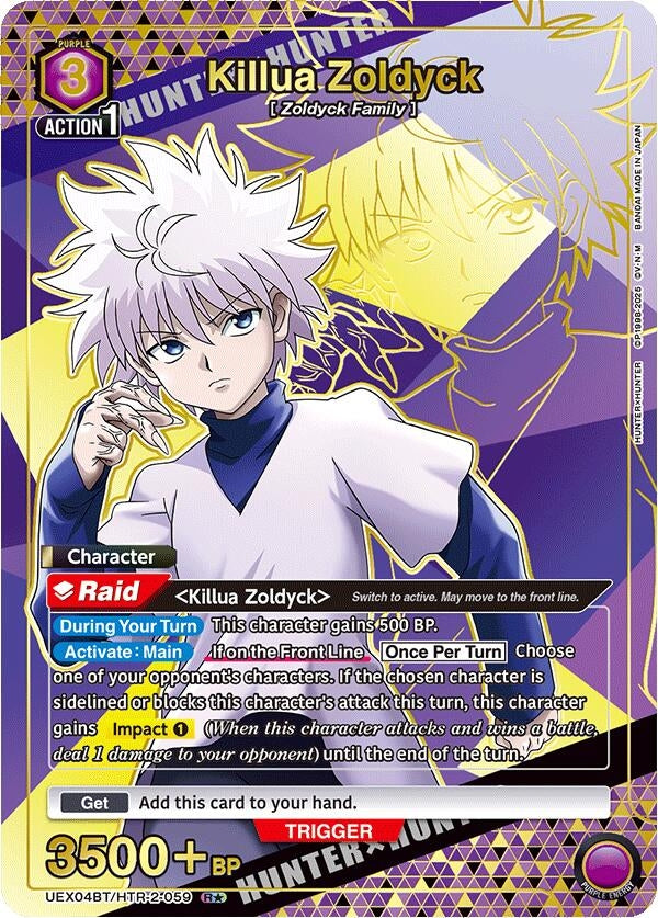 Image for Killua Zoldyck (059) (R*) (UEX04BT) (UEX04BT/HTR-2-059) - Union Arena