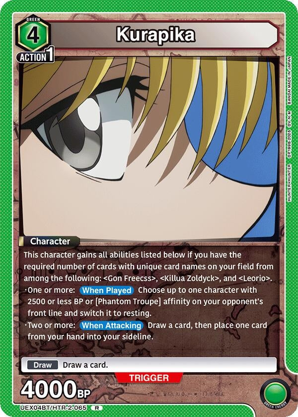 Image for Kurapika (065) (UEX04BT) (UEX04BT/HTR-2-065) - Union Arena