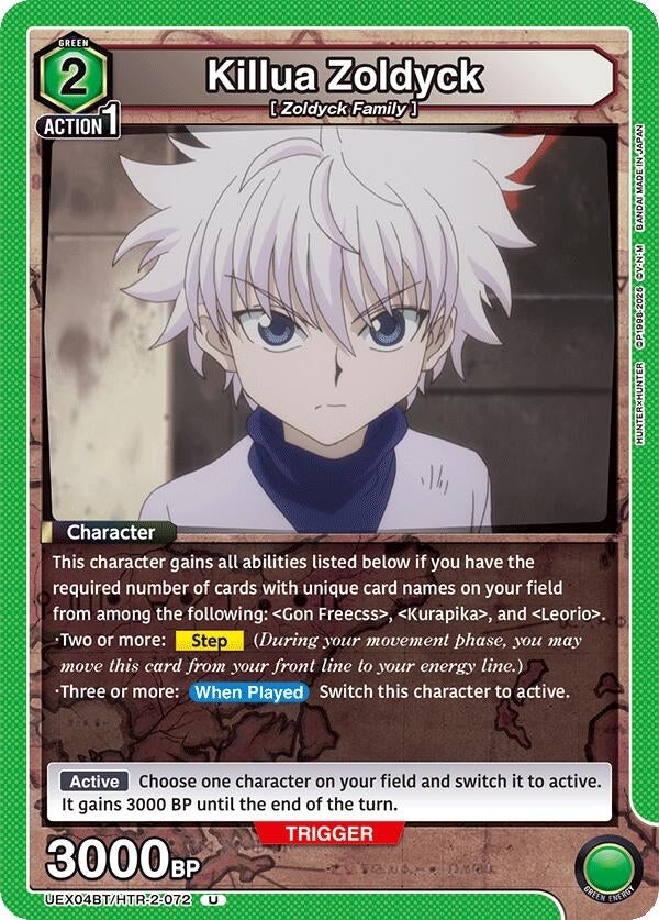Image for Killua Zoldyck (072) (UEX04BT) (UEX04BT/HTR-2-072) - Union Arena