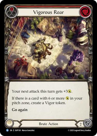 Vigorous Roar [SUP138] (Super Slam)  Rainbow Foil
