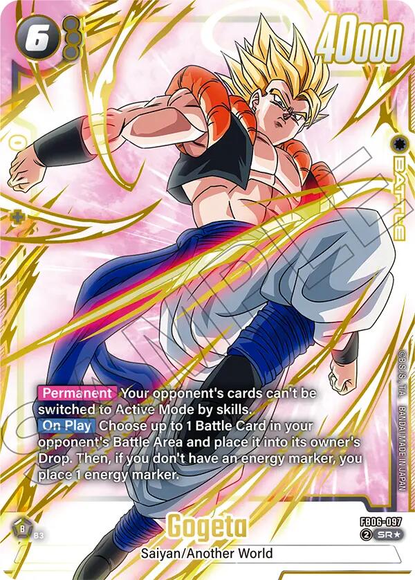 Gogeta (FB06-097) (Gold) [Fusion World Promotion Cards]
