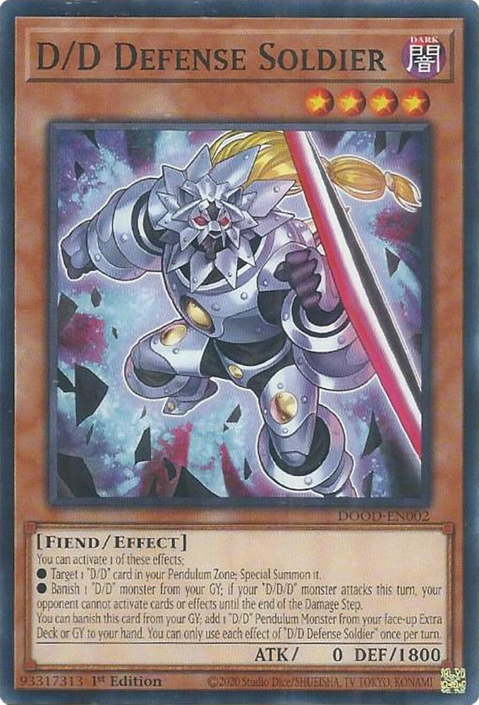 D/D Defense Soldier [DOOD-EN002] Common