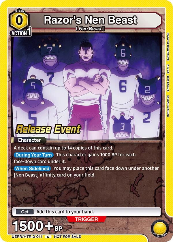 Image for Razor's Nen Beast (UEX04BT_RE) (UEPR/HTR-2-011) - Union Arena