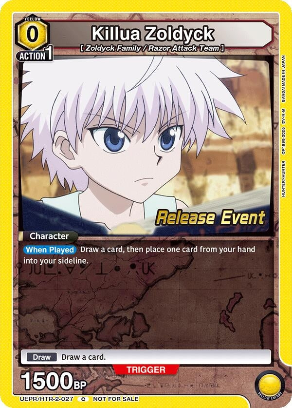 Image for Killua Zoldyck (027) (UEX04BT_RE) (UEPR/HTR-2-027) - Union Arena