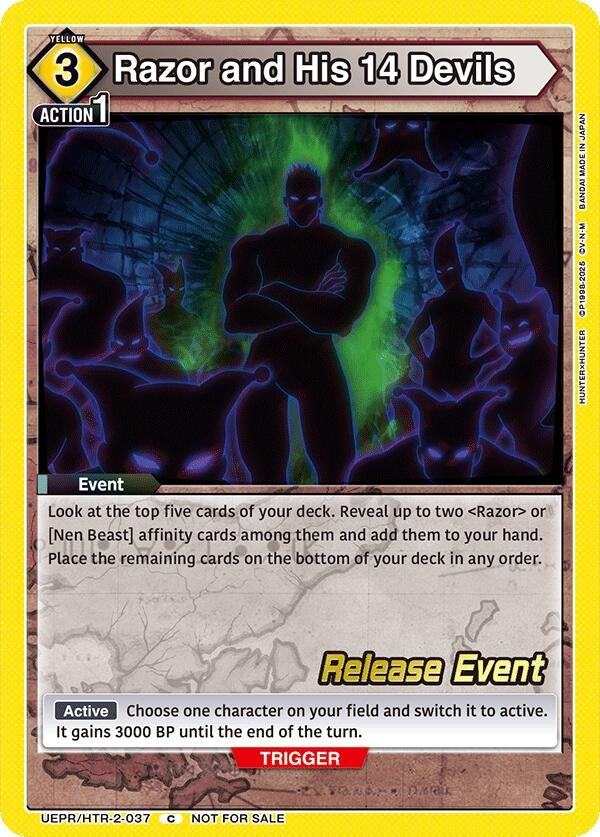 Image for Razor and His 14 Devils (UEX04BT_RE) (UEPR/HTR-2-037) - Union Arena