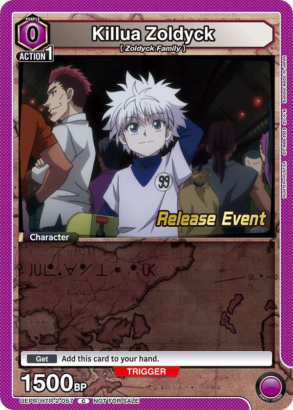 Image for Killua Zoldyck (057) (UEX04BT_RE) (UEPR/HTR-2-057) - Union Arena