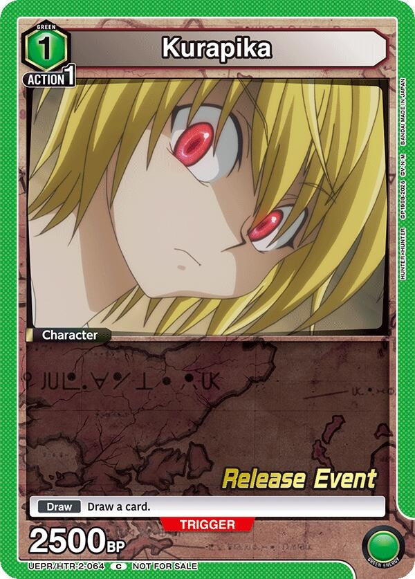 Image for Kurapika (064) (UEX04BT_RE) (UEPR/HTR-2-064) - Union Arena